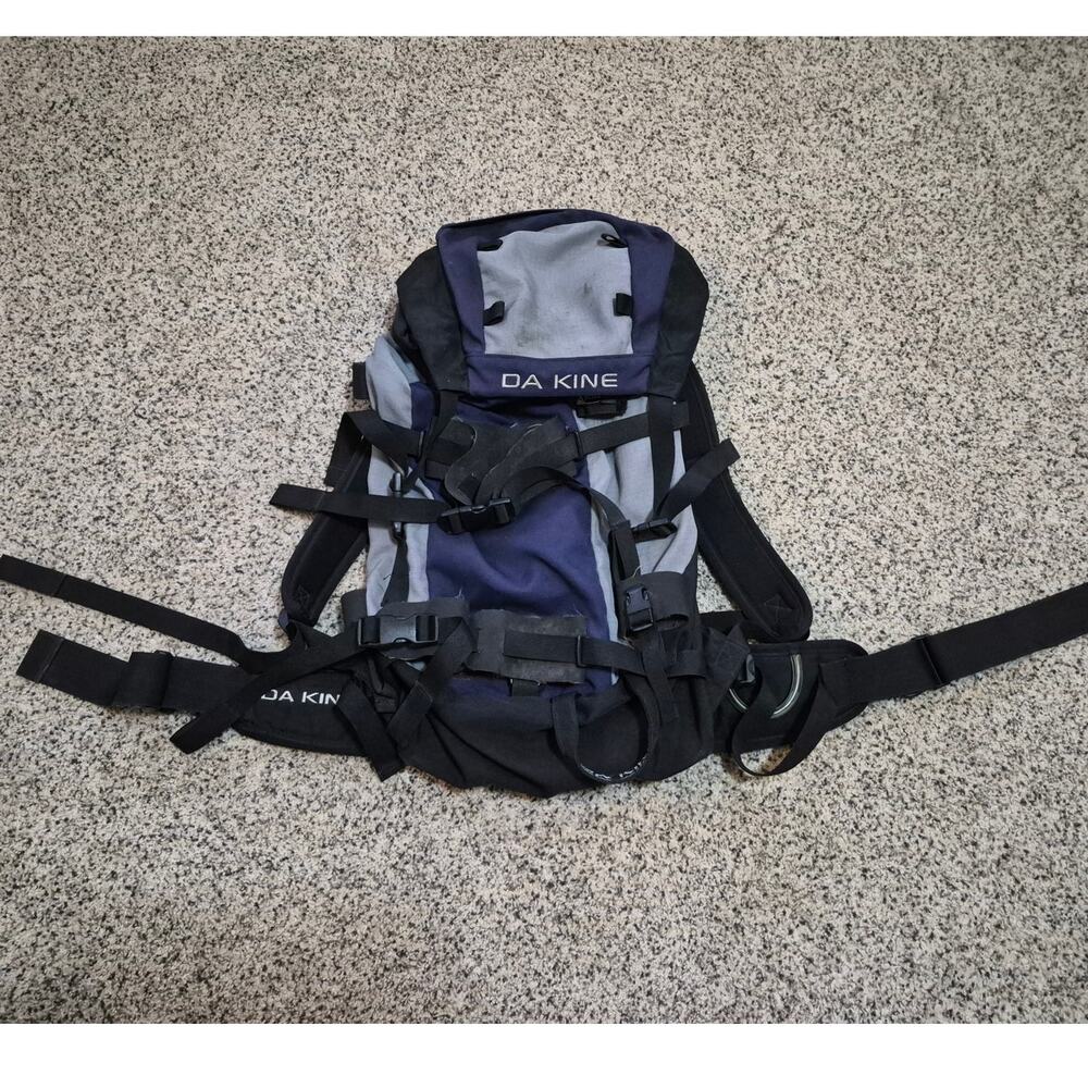 Dakine Poacher Backpack Hiking Mountaineering Ski 40L Blue Internal Frame